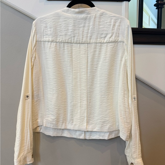 Banana Republic Elegant Cream Women's Jacket - Picture 5 of 5